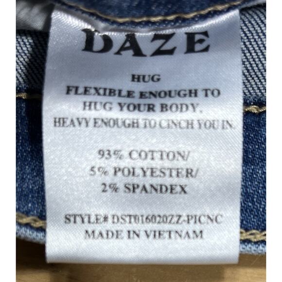 Daze Denim Jeans Far Out High Rise Wide Leg Size 28 - Picture 4 of 7